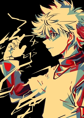 Killua Zoldyck Retro Art Posters Prints By Val Houth Printler