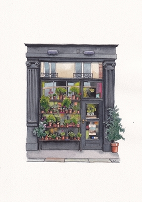 Flower shop in Paris