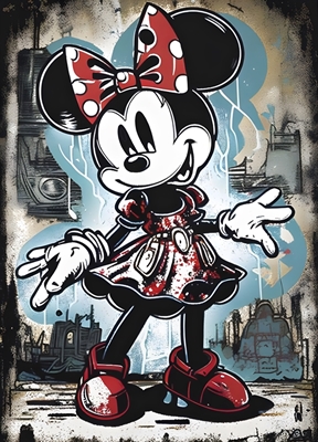 Super Minnie Mouse Arte Pop