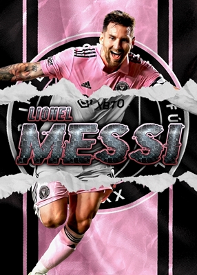 Exclusive Lionel Messi Inter Miami Poster by Egi Syaputra