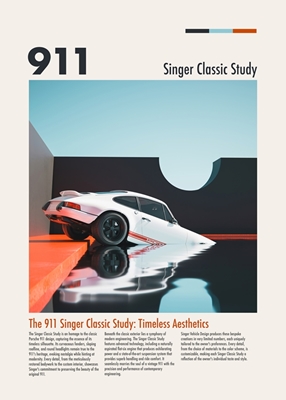 Porsche 911 Singer surrealisme