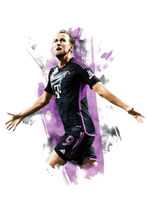 Harry Kane Bayern Munich Posters Prints By SportArt Printler