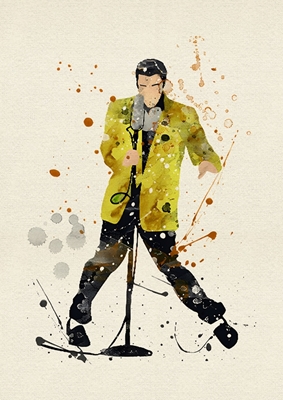Elvis Gold Jacket Minimalist