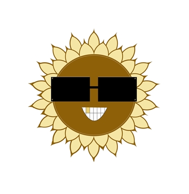 Bling-Sonnenblume