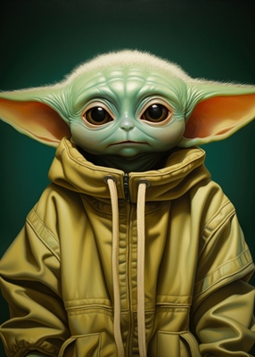 Arte mandaloriano de Baby Yoda