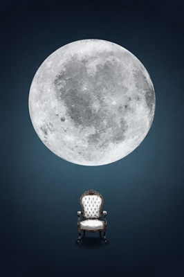 Sente-se e observe a Lua