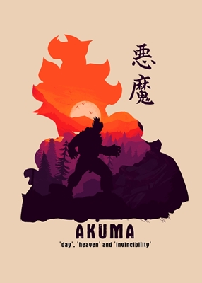 AKUMA Street Fighter Spiel