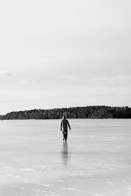 Caminhada no gelo