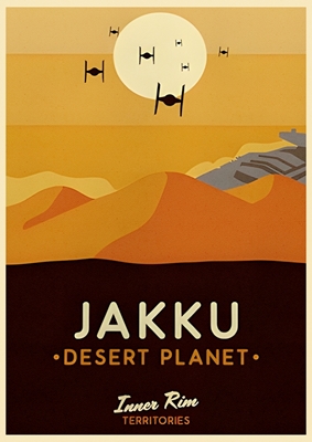Star Wars Planet Affisch