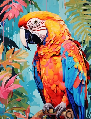 Papagaio Popart Animal