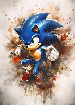 Akvarell Sonic