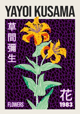 Yayoi Kusama - Kwiaty (1983)