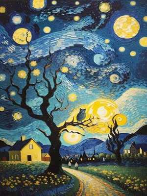 Van-Gogh-Landschaft