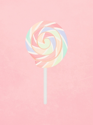 Pastellfarge lollipops 