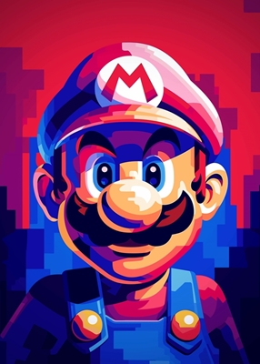 Super Mario Popart Game WPAP