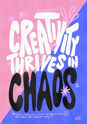 A criatividade prospera no caos