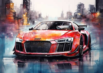 Audi R8 -taide