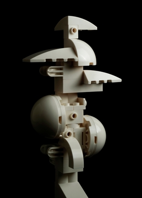 Lego Abstracts: White Spire 2