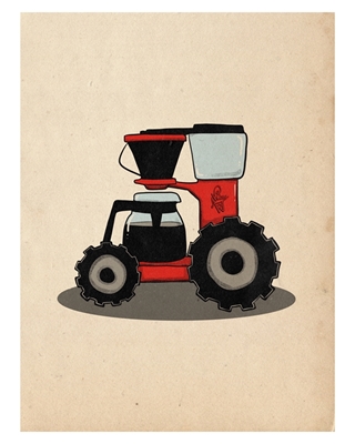 Tractor de café