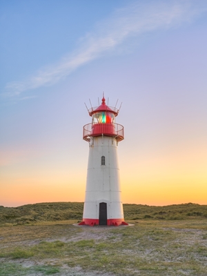 Sylt lighthouse in the evening