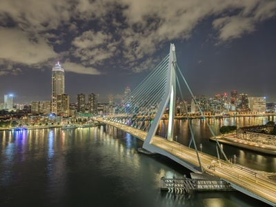Rotterdam om natten