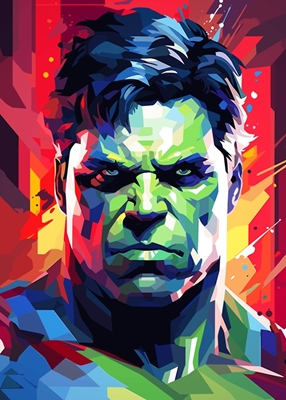 Hrdinové Hulk Marvel Popart