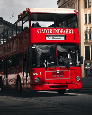 Trajet en bus oldtimer à Hambourg