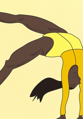 Gelbe Gymnastik