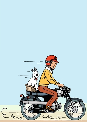 Tintin Bikers Posters & Prints By Bohemian - Printler