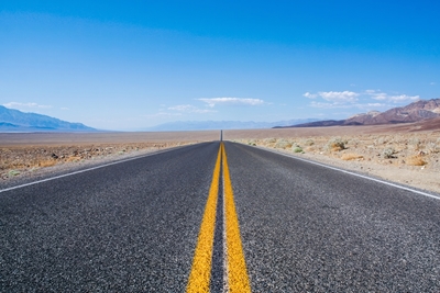 Strada infinita Valle della Morte