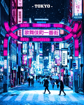 Tokijská noční neon