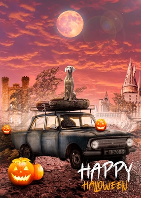 Glædelig Halloween plakat