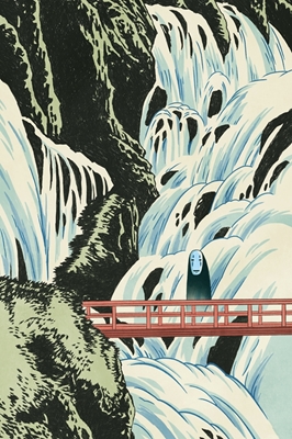 Estremità del ponte della cascata