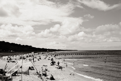 Plaża nad Morzem Bałtyckim 