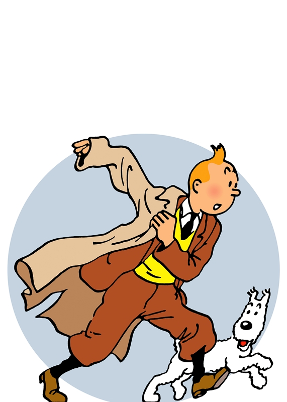 Tin tin and Snowy affiches et impressions par Bohemian - Printler