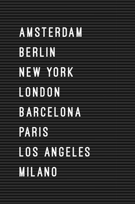 Letterboard Cities World