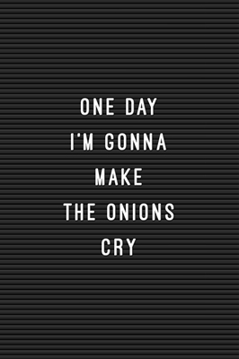 Letterboard Onions One Day