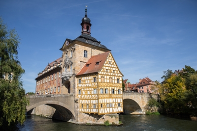 Old historic town hall Bamberg
