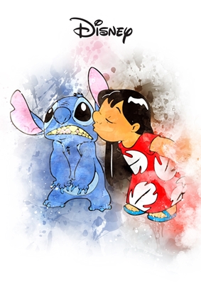 Lilo & Stitch poster posters & prints by SuZukaki - Printler