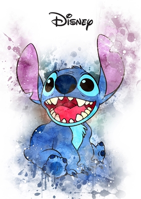 Disney Stitch Poster posters & prints by SuZukaki - Printler