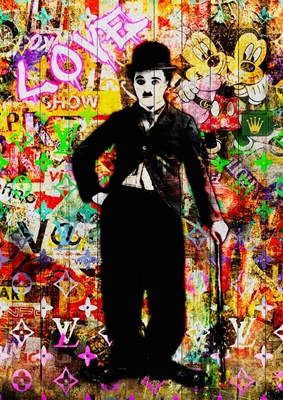 Pop art Charlie Chaplin Poster