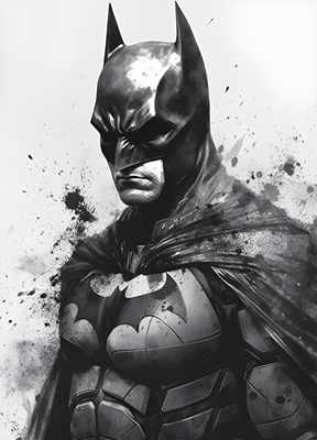 Batman akvarell superhelt