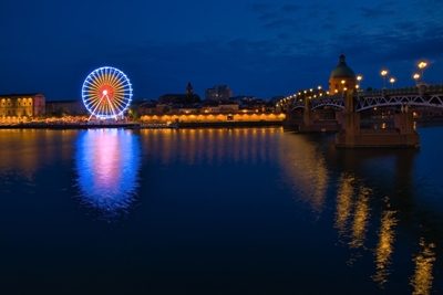 Toulouse på natten