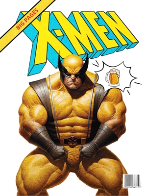 Copertina della rivista Wolverine