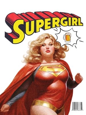 capa da revista super girl