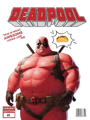 Titelseite des Deadpool-Magazins