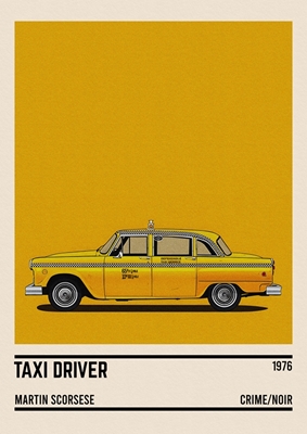 Taxi Driver car movie Minimal