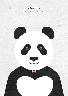 Panda ilustrace