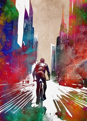 Urban bike ride