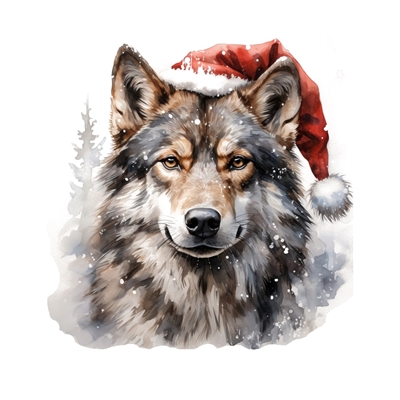 Christmas Wolf 